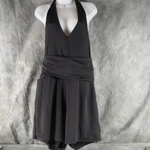 NWT Guess Black Solid Romper shorts skorts SW52D29K3UW  Junior's Size XL  ANB